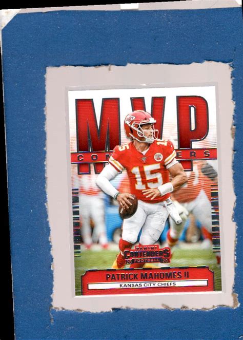 Panini Contenders Mvp Contenders Patrick Mahomes Ii Mint Chiefs