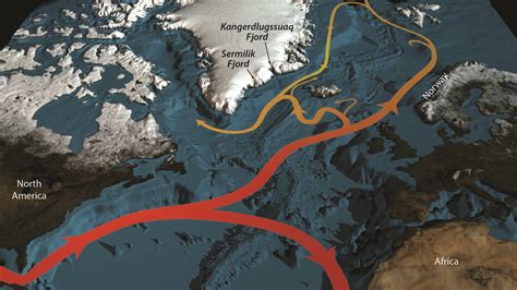 Atlantic Ocean Currents Carrying Warm Water Up To Greenland Woods