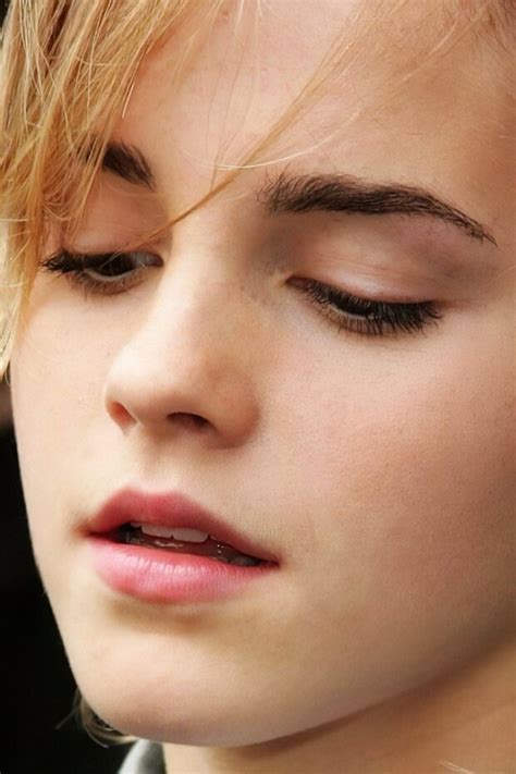 Emma Watson Close Up Face Selectives