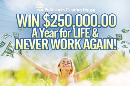 Sweepstakes Win A Week For Life Pch Win For Life