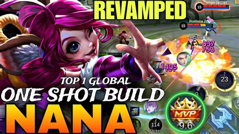 Nana Revamp One Shot 100 Unstoppable Build Top 1 Global Nana