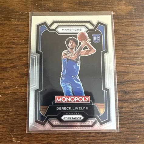 Carta Panini Prizm Monopoly Dereck Lively Ii Dallas