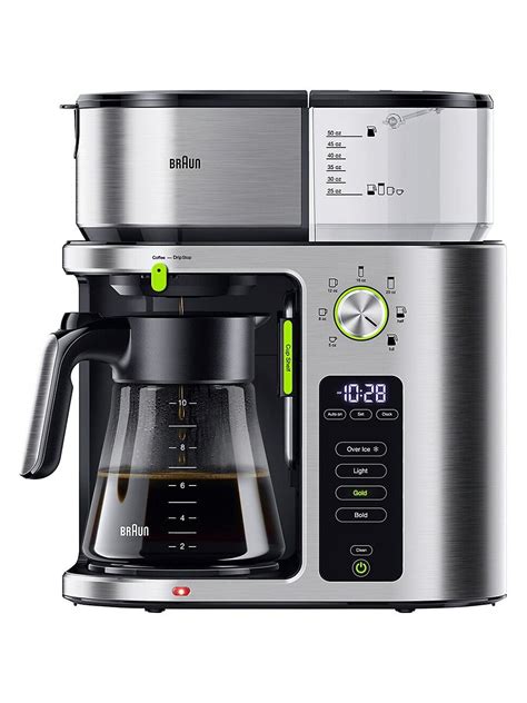 BRAUN Multiserve 10-cup Certified Coffee Maker With Internal Water ...