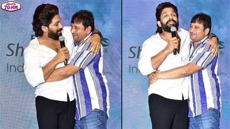 Allu Arjun Emotional Visuals With Producer SKN Baby Movie