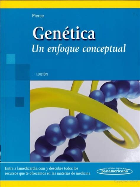 Pdf Gen Tica Un Enfoque Conceptual Benjamin A Pierce Da Edici N