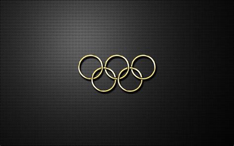 Desktop Wallpaper: Olympics Logo Minimal Desktop Wallpaper