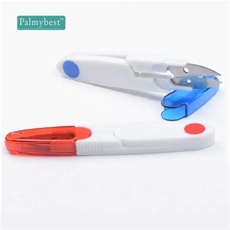 U Shaped Plastic Scissors Sewing Trimming Embroidery Portable Shears