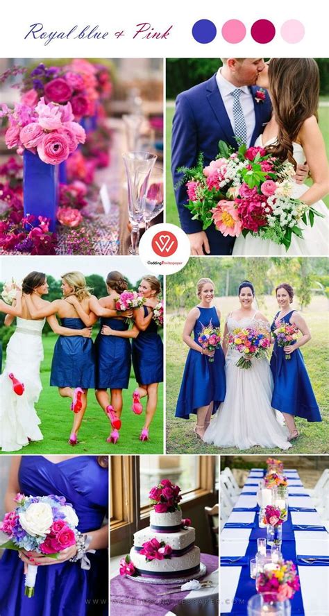 Red And Blue Wedding Colors