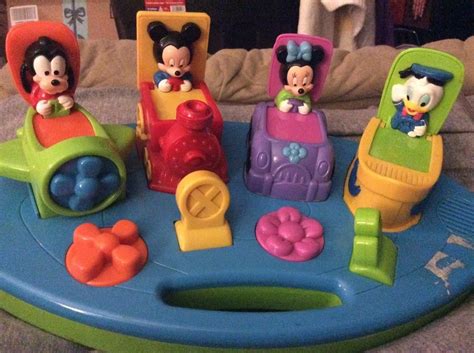 Disney Babies Mattel 2000 Pop Up Pals Toy Musical Minnie Mickey Train