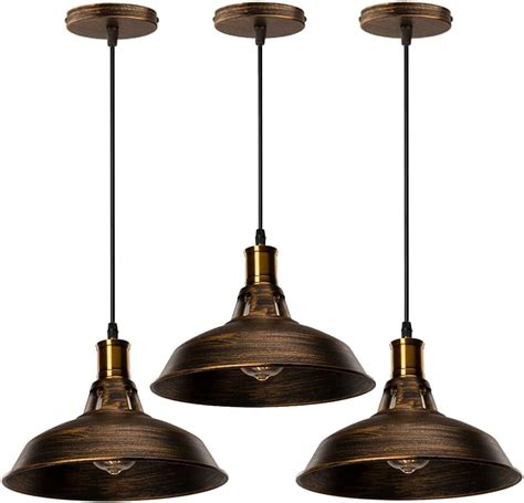 Stoex Lustre Suspension Industrielle Vintage E Lampe Plafonniers