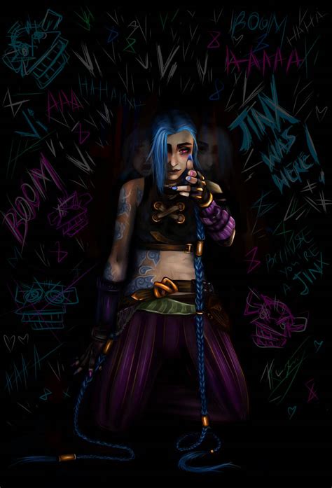 Jinx (Arcane fan art) by mashmaris on DeviantArt