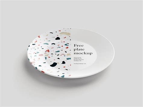 Free plate mockup - Instant Download