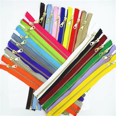 Cm Mix Color Sewing Zippers Brass Metal Open End Zipper Zippers