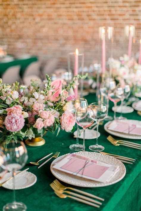 2024 Wedding Trends: Pink Green Wedding