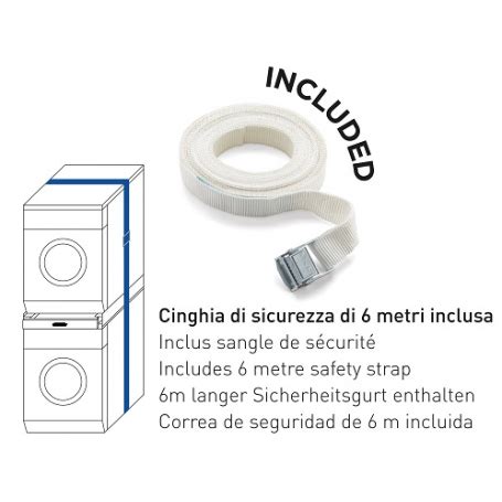 MELICONI STYLE L60 KIT DI SOVRAPPOSIZIONE UNIVERSALE PER LAVATRICE E