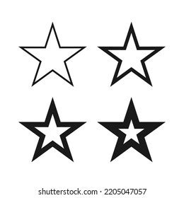 Hollow Star Symbol Photos And Images Shutterstock