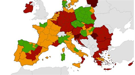 Le Regioni In Verde Quelle In Zona Arancione E L Unica In Rosso Nella