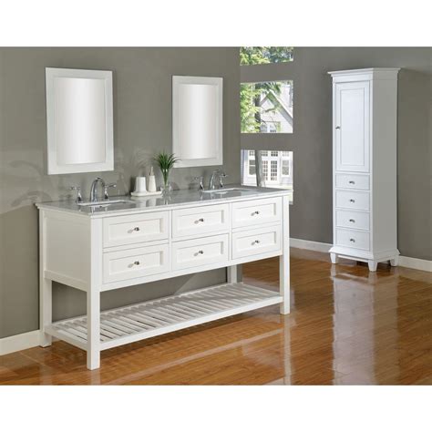 Direct Vanity Sink 70 Inch Pearl White Mission Spa Double Vanity Sink