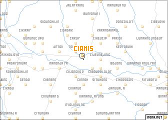 Ciamis (Indonesia) map - nona.net