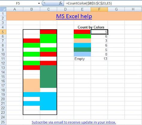 Microsoft Excel And Vba Help Vba Code Count Using Color 0 Hot Sex Picture