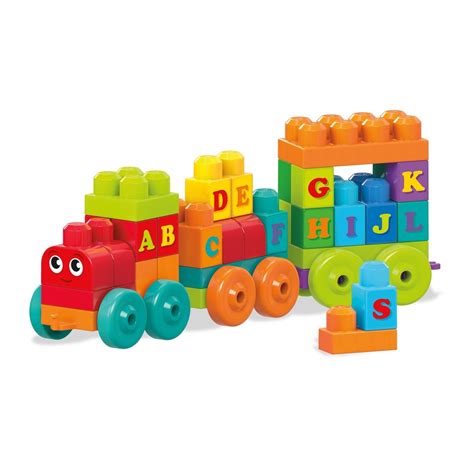 MEGA BLOKS Toy Blocks ABC Musical Train With Sounds And Music 50