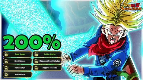 50 Million Excuse Me Eza Teq Transforming Trunks 90 Max Links 200 Showcase [dokkan Battle