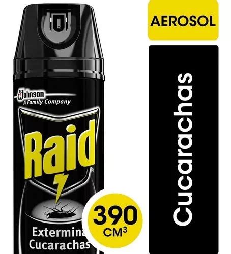 Raid Exterminador Para Cucarachas Aerosol Ml