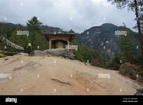 The Hike To The Tigers Nest Monastery Also Known As The Taktsang