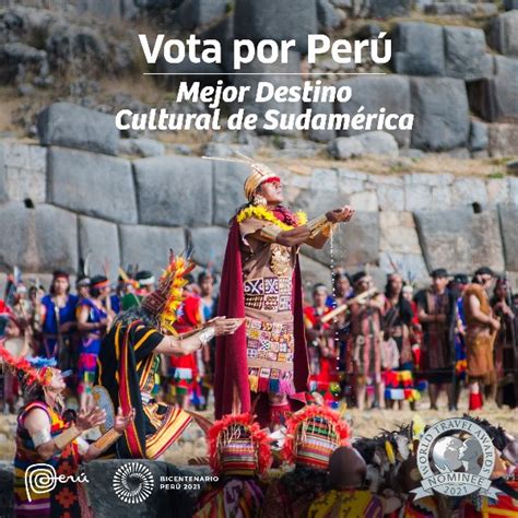 Vota Por Perú Como Mejor Destino Cultural de Sudamérica en los World