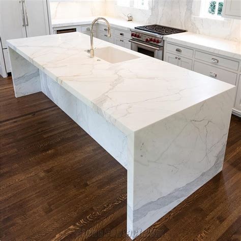 Kitchen Island White Marble Things In The Kitchen