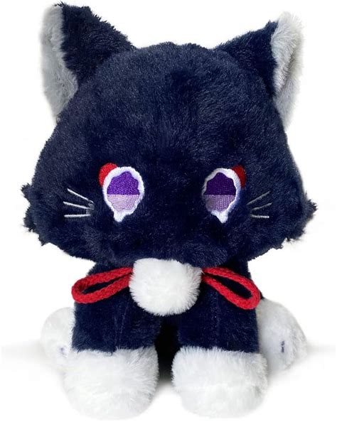 Guvpev Genshin Impact Wanderer Cat Plush Kawaii Scaramouche Cat