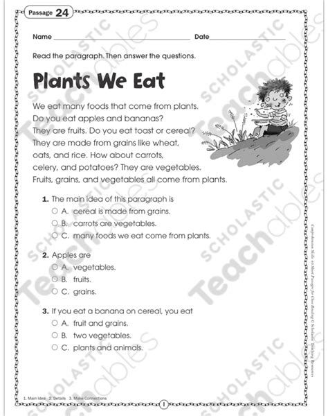 Nutrition Reading Comprehension Worksheets Pdf Blog Dandk