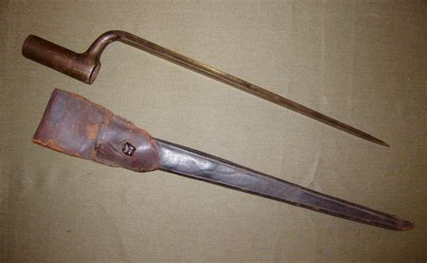 Early 19th C American Bayonet & Scabbard | J. Mountain Antiques