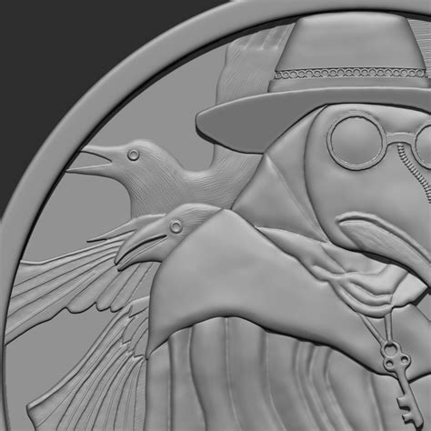 Plague Doctor 3d Model 3d Printable Cgtrader