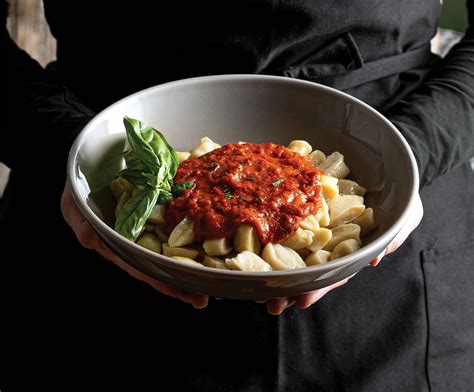 Gnocchi With Red Pepper Wine Sauce