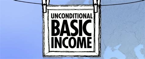 Unconditional Basic Income For All Europeans The Watchers