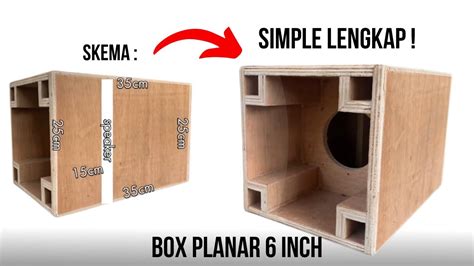 Membuat Box Subwoofer Planar 6 Inch YouTube