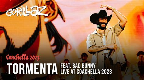 Gorillaz Tormenta Feat Bad Bunny Live At Coachella Youtube