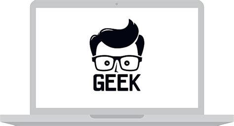 Geeky Geek Nerd Guy Genius Inventor Adult Vector Genius Inventor