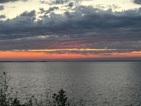 Sunset Over Lake Sakakawea Skyspy Photos Images Video