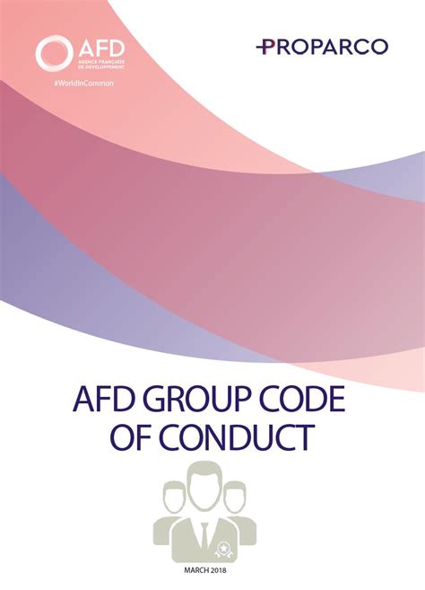 AFD Group Anti-Corruption Code of Conduct | AFD - Agence Française de Développement