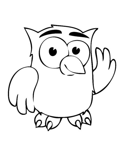 Free Cartoon Owl Coloring Pages, Download Free Cartoon Owl Coloring ...