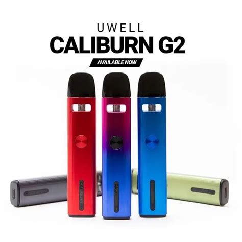 Uwell Caliburn G2 Pod Kit All Vapes Pods Smoke Devices Available In