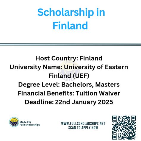 University Of Eastern Finland Uef Scholarship Application Guide