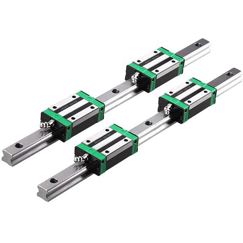 CNCYEAH Linear Guide Rail 2PCS HGR20 1200mm Linear Slide Rail Guide