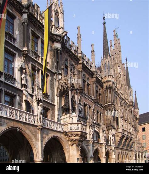 Munich New Town Hall Munichs New Town Halls Stock Photo Alamy