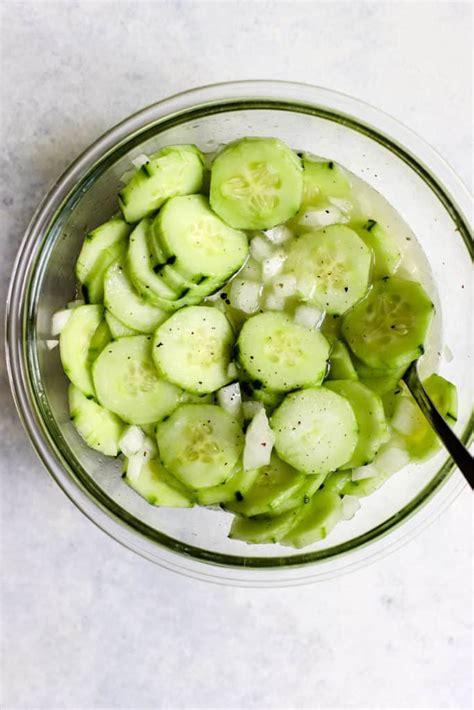 Basic + Awesome Vinegar Cucumber Salad – Roots and Radishes