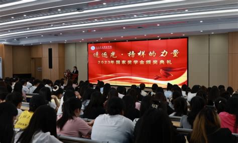 追逐光，靠近光，成为光，散发光——学校举行2022 2023学年度国家奖学金颁奖典礼 江汉艺术职业学院