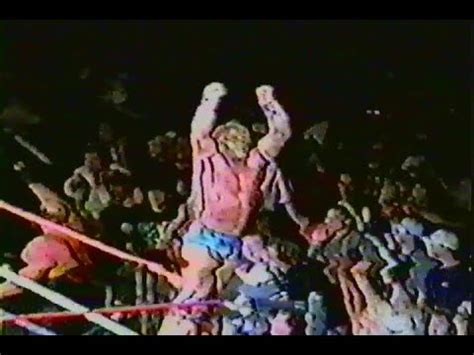 Big Van Vader Vs The Ultimate Warrior Wwf Hand Held Cam Rock Island