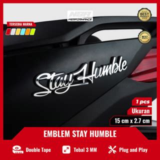 Nsa Pcs Emblem Stayhumble Not Sticker Stay Humble Sticker Embossed